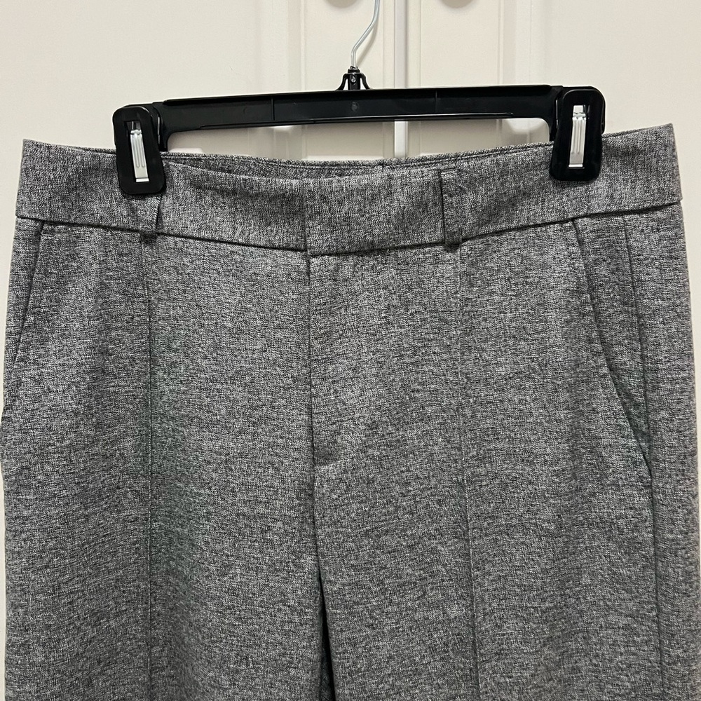 NWOT Banana Republic Wide Leg mid rise Gray Trousers size 4 - Picture 3 of 10